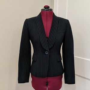 SOLD! Tahari One Button Pinstripe Blazer